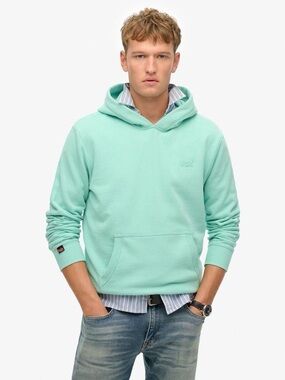 Superdry Mint Green Hooded Sweatshirt size xsmall